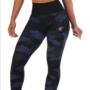 JED NORTH CAMO LEGGINGS BLUE